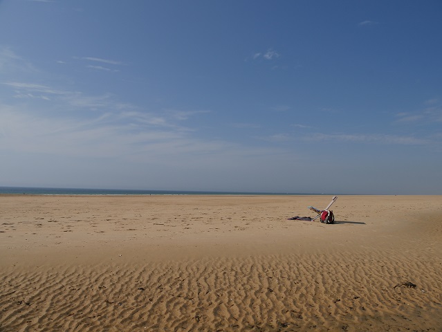 Strandindyll bei Hattainville in der Normandie