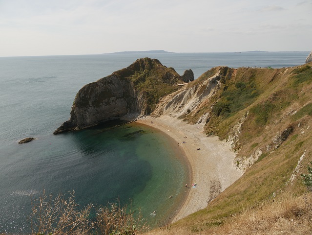 Der Man O'War Beach an der Jurassic Coast in Dorset