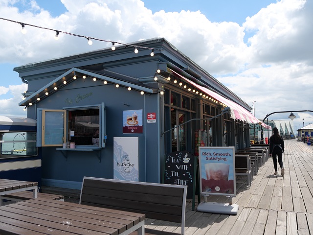 Tearoom auf dem Southend-Pier