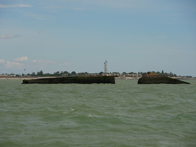 Mulberry Harbour vor Southend-on-Sea