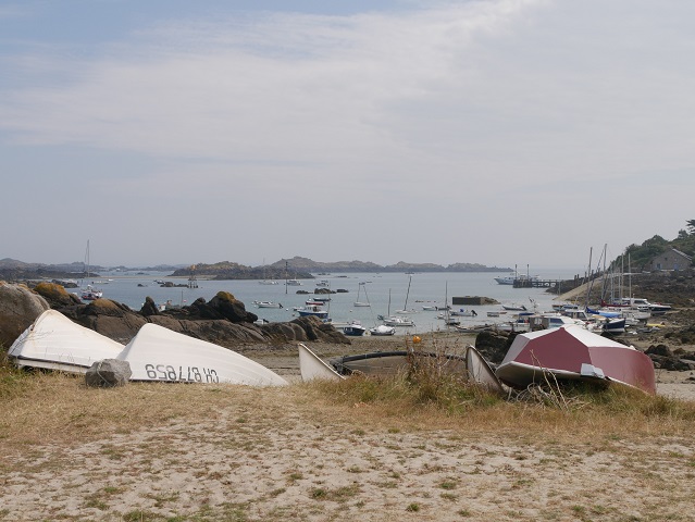 Boote auf den Îles Chausey