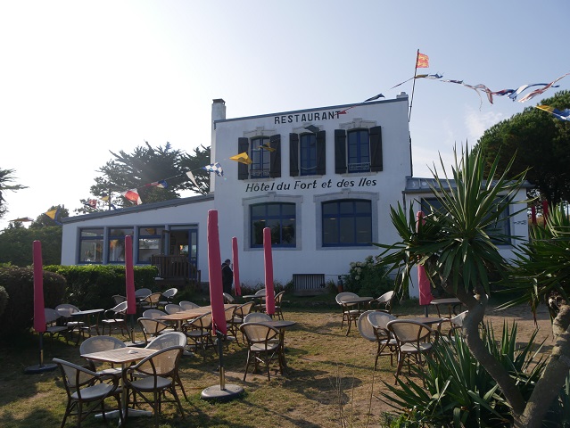 Restaurant-Hotel auf den Îles Chausey