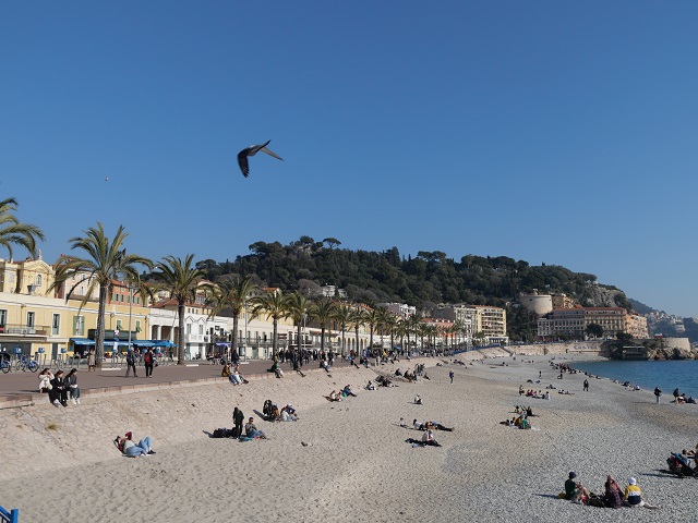 Am Strand von Nizza