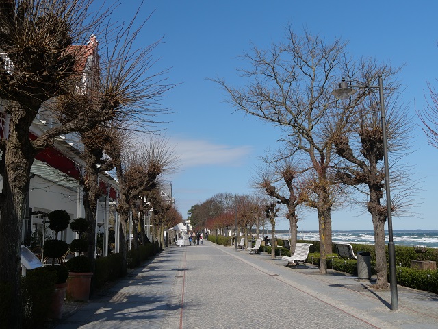 die Promenade im Ostseebad Binz