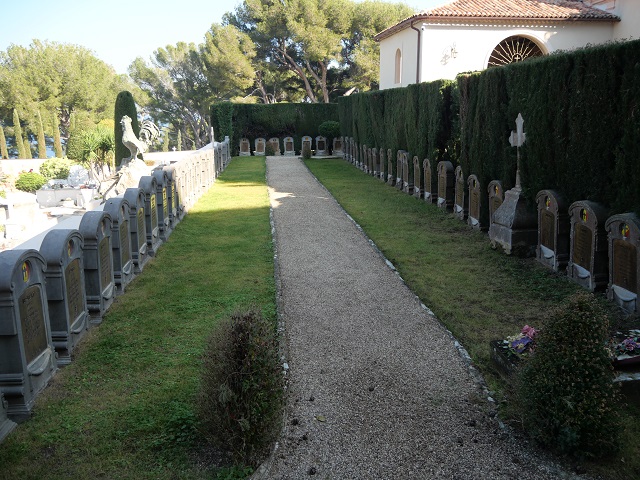 Belgischer Militärfriedhof auf dem Cap Ferrat