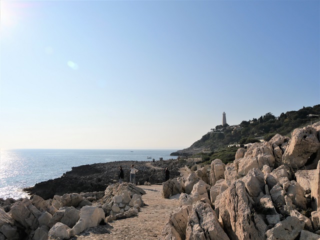 Blick auf den Leuchtturm auf dem Cap Ferrat