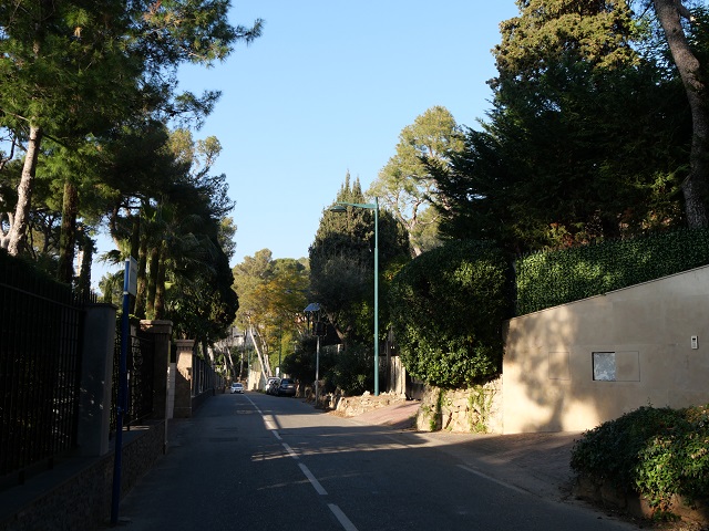 Straße auf dem Cap Ferrat