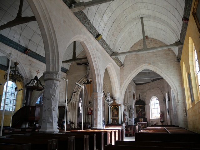 in der Kirche Saint-Martin in Veules-les-Roses