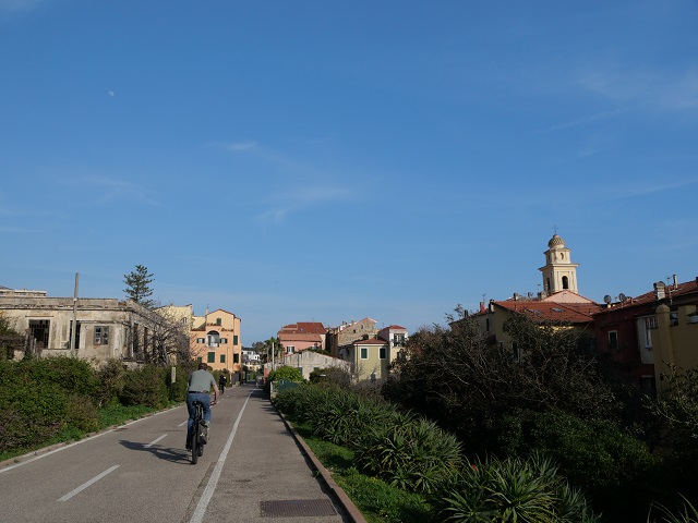 Mit dem Rad durch Santo Stefano al Mare