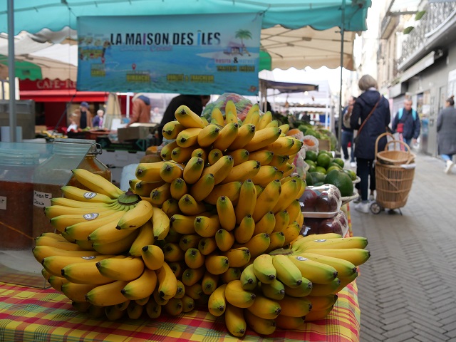 Bananen auf dem Wochenmarkt