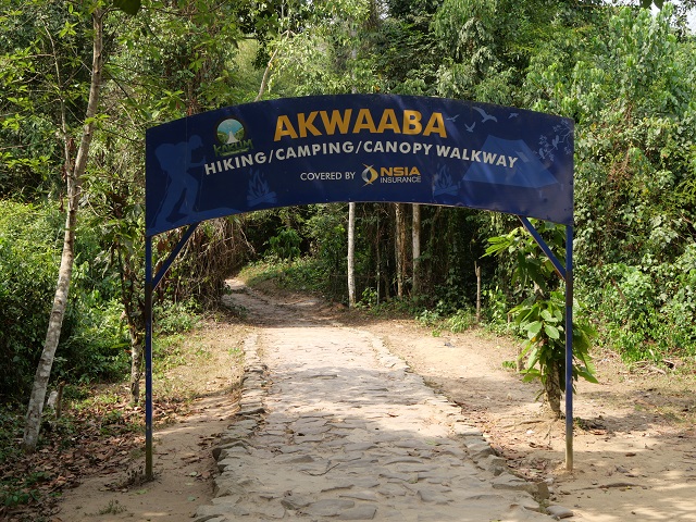 Eingang zum Hiking Trail im Kakum Nationalpark